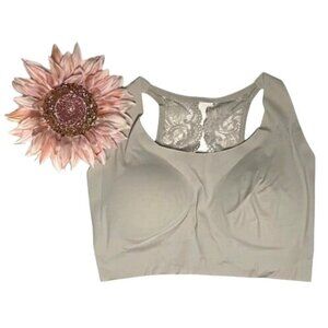 Rhonda Shear Body Bra with Lace Back SMALL (RS-14)